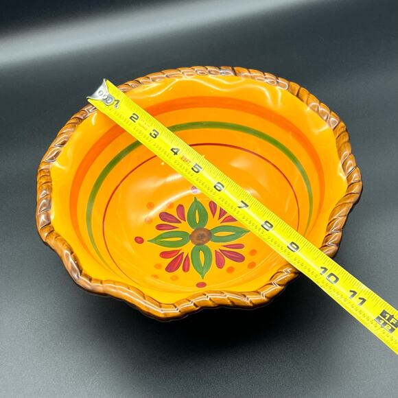 Tuscan Home 9" Salad Serving Bowl by HOME & GARDEN PARTY Discontinued - Picture 8 of 9